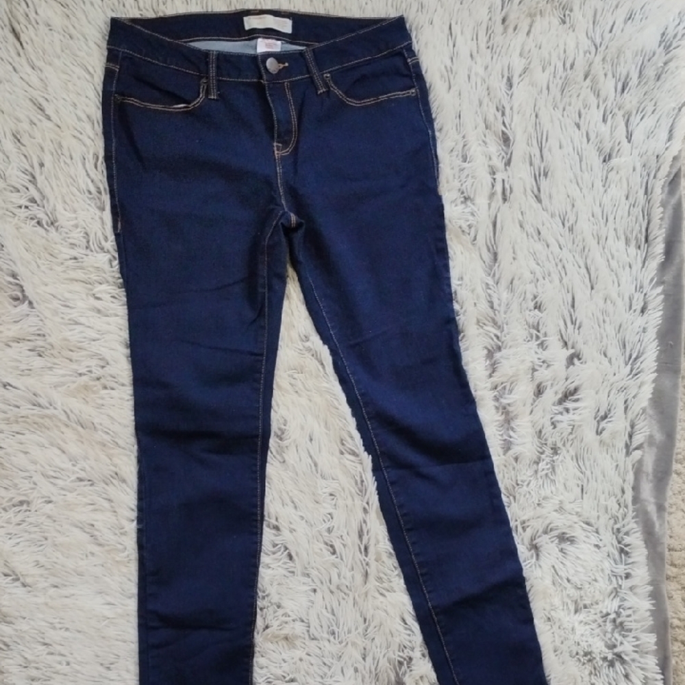 No Boundaries Blue Skinny Jeans Tapered Fit